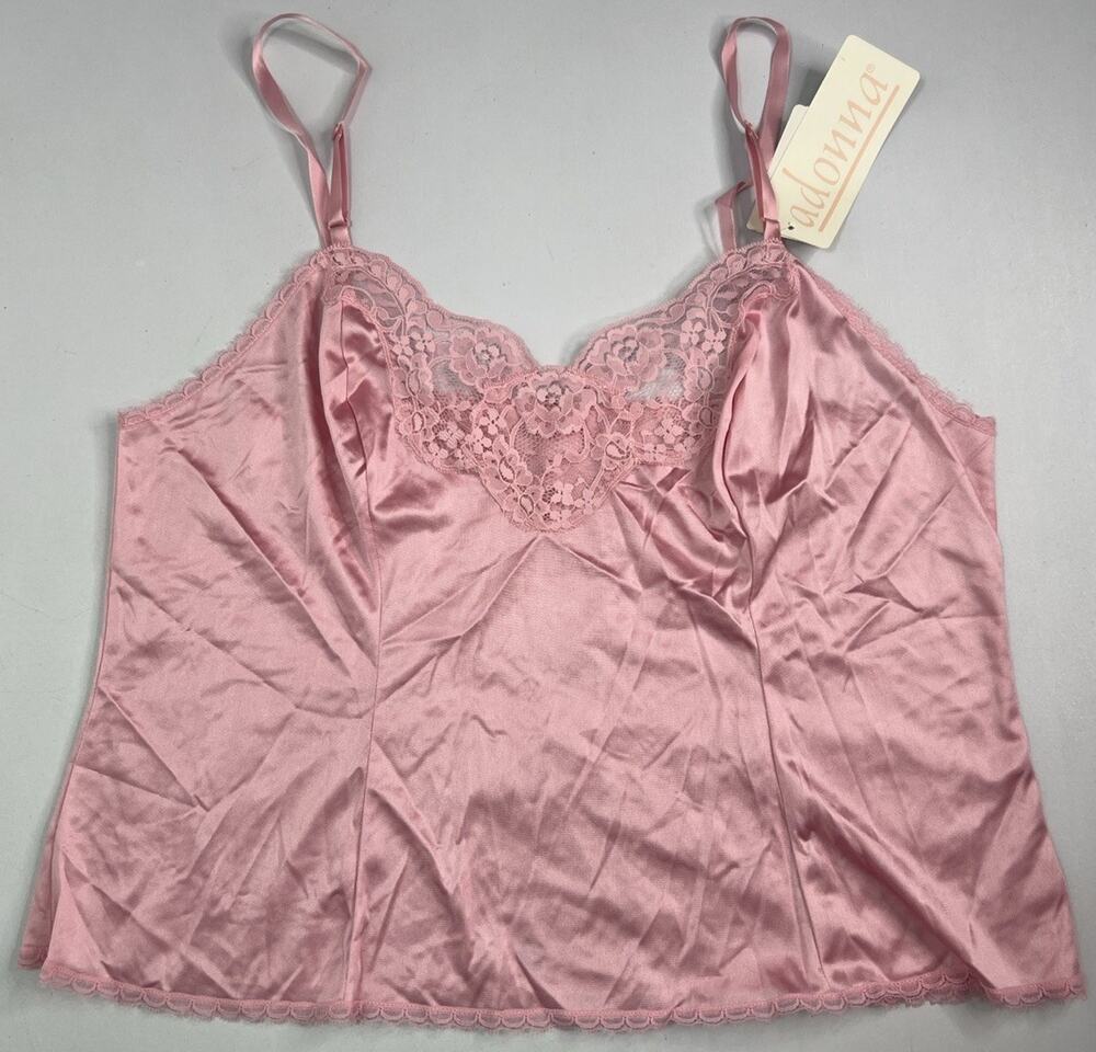 Vintage Pink Lace Adonna Camisole USA NWT Y2K Coquette Size 38
